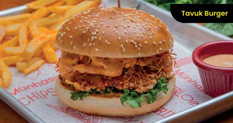 TAVUK BURGER MENÜ 