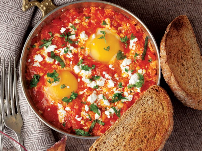 Beyaz Peynirli Menemen 
